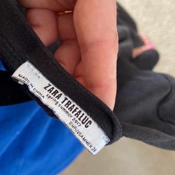 Zara Charcoal Black/Grey Tshirt Dress - Picture 8 of 8